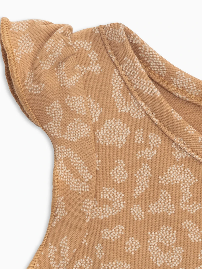 Colored Organics Flora Flutter Sleeve Romper 5 Colored Organics Flora Flutter Sleeve Romper