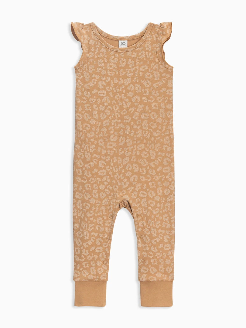 Colored Organics Flora Flutter Sleeve Romper 4 Colored Organics Flora Flutter Sleeve Romper