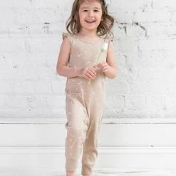 Colored Organics Flutter Sleeve Romper 7 Colored Organics Flutter Sleeve Romper