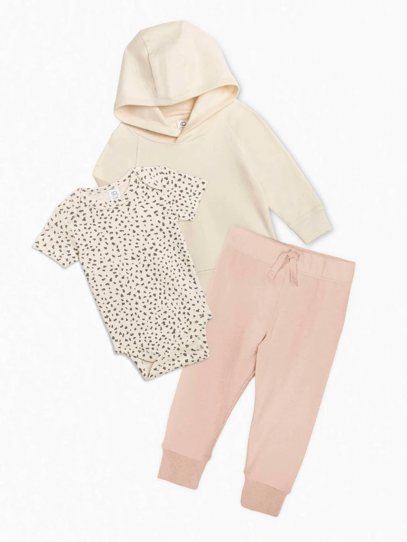 Colored Organics Baby (0-24m) Cheetah 3 Piece Outfit Bundle 3 Colored Organics Baby (0-24m) Cheetah 3 Piece Outfit Bundle