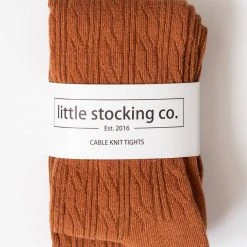 Little Stocking Co Cable Knit Tights Baby (0-24m) 11 Little Stocking Co Cable Knit Tights Baby (0-24m)