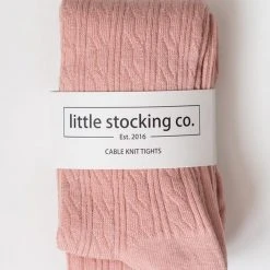 Little Stocking Co Cable Knit Tights Baby (0-24m) 12 Little Stocking Co Cable Knit Tights Baby (0-24m)