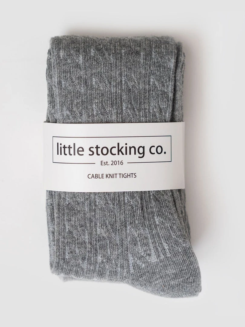 Little Stocking Co Cable Knit Tights Baby (0-24m) 8 Little Stocking Co Cable Knit Tights Baby (0-24m)