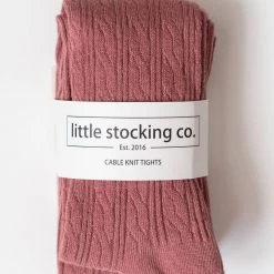 Little Stocking Co Cable Knit Tights Baby (0-24m) 13 Little Stocking Co Cable Knit Tights Baby (0-24m)