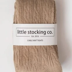 Little Stocking Co Cable Knit Tights Baby (0-24m)