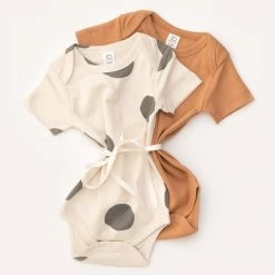 Colored Organics 2-Pack Short Sleeve Bodysuits 12 Colored Organics 2-Pack Short Sleeve Bodysuits