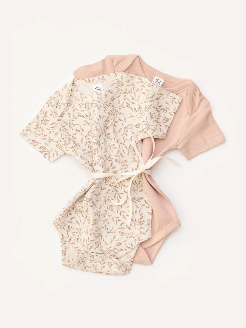 Colored Organics 2-Pack Short Sleeve Bodysuits 4 Colored Organics 2-Pack Short Sleeve Bodysuits