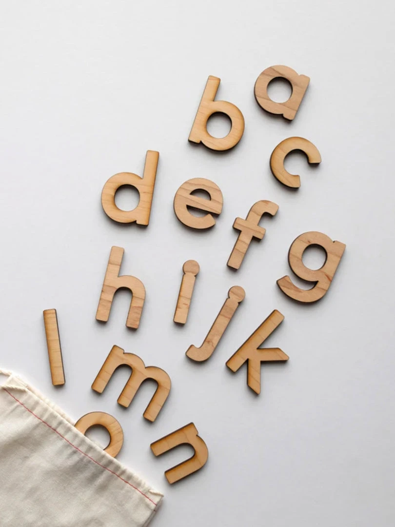Glad Folk Wooden Lowercase Alphabet Set 3 Glad Folk Wooden Lowercase Alphabet Set