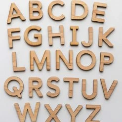 Glad Folk Wooden Uppercase Alphabet Set