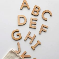 Glad Folk Wooden Uppercase Alphabet Set