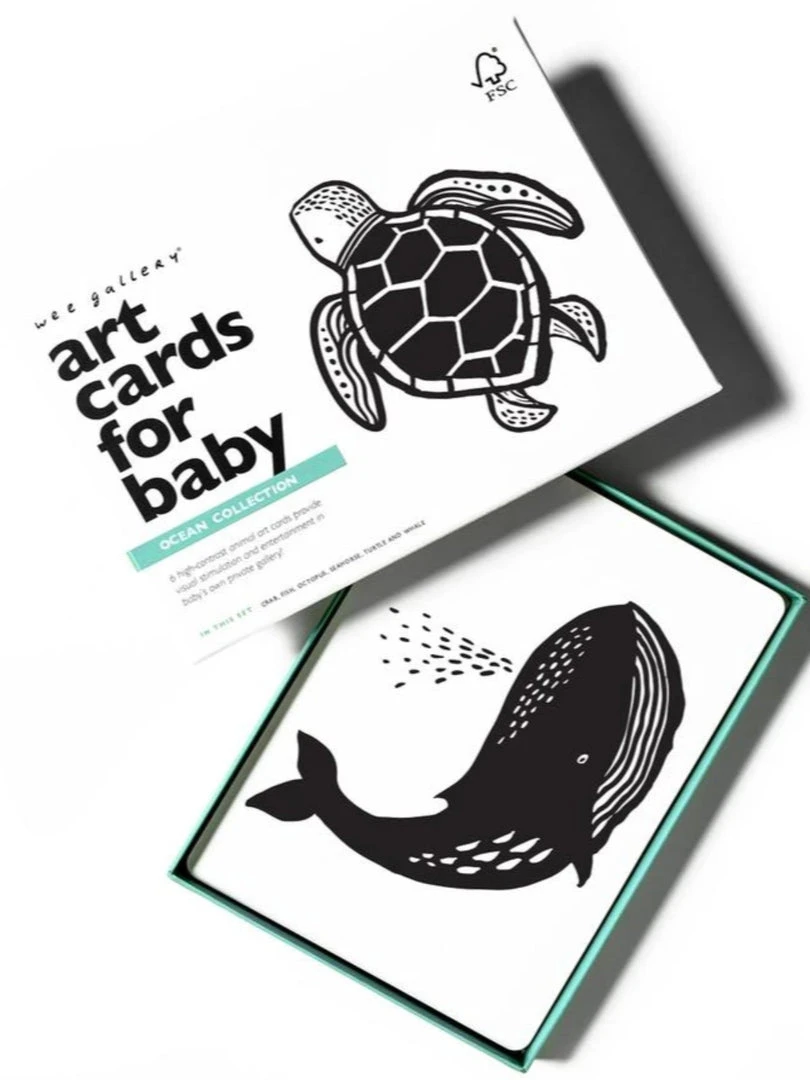 Wee Gallery Art Cards For Baby Baby (0-24m) 3 Wee Gallery Art Cards For Baby Baby (0-24m)