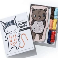 Wee Gallery Baby Animal Lacing Cards Baby (0-24m)