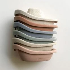 Bug + Bean Baby (0-24m) Wheat Straw Boat Toy Set