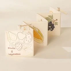 Colored Organics Sales Store 35 Coco Village Baby (0-24m) Baby's First Soft Book Fruits And Vegetables