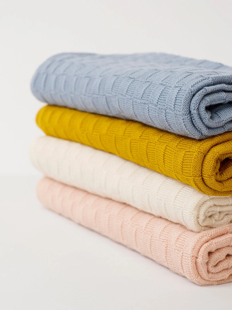 Echoview Fiber Mill Baby (0-24m) Organic Cotton Basketweave Baby Blanket 3 Echoview Fiber Mill Baby (0-24m) Organic Cotton Basketweave Baby Blanket