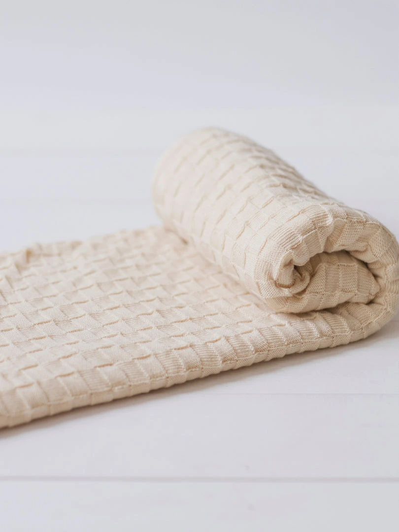 Echoview Fiber Mill Baby (0-24m) Organic Cotton Basketweave Baby Blanket 5 Echoview Fiber Mill Baby (0-24m) Organic Cotton Basketweave Baby Blanket