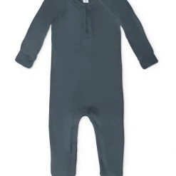 Colored Organics Baby (0-24m) Brix Henley Romper 11 Colored Organics Baby (0-24m) Brix Henley Romper