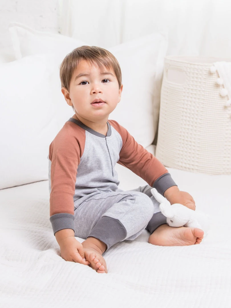 Colored Organics Baby (0-24m) Brix Henley Romper 5 Colored Organics Baby (0-24m) Brix Henley Romper