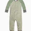 Colored Organics Baby (0-24m) Brix Henley Romper 1 Colored Organics Baby (0-24m) Brix Henley Romper