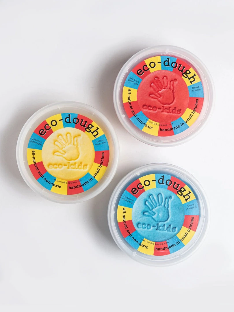 Eco-Kids Toys Eco-Dough 3 Pack 4 Eco-Kids Toys Eco-Dough 3 Pack