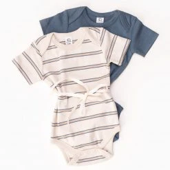 Colored Organics 2-Pack Short Sleeve Bodysuits Baby (0-24m)