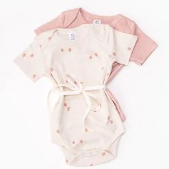 Colored Organics 2-Pack Short Sleeve Bodysuits Baby (0-24m)