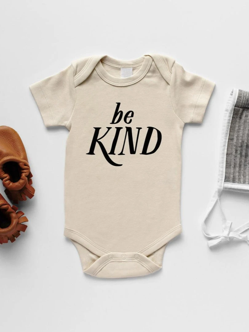Glad Folk Be Kind Short Sleeve Bodysuit 4 Glad Folk Be Kind Short Sleeve Bodysuit