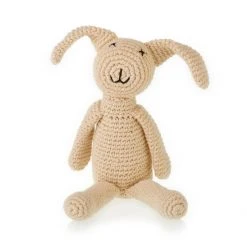 Pebble Baby (0-24m) Organic Bunny Rattle