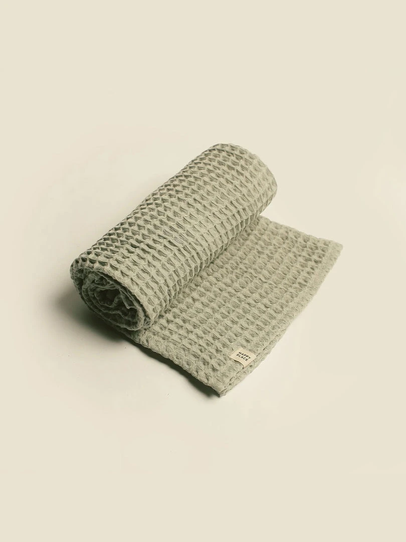 Happy Place Organic Cotton Waffle Baby Blanket 7 Happy Place Organic Cotton Waffle Baby Blanket