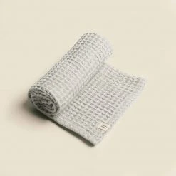 Happy Place Organic Cotton Waffle Baby Blanket