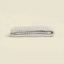 Happy Place Organic Cotton Waffle Baby Blanket