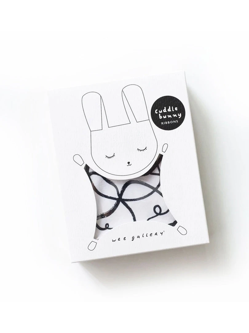 Wee Gallery Cuddle Bunny Ribbons Baby (0-24m) 4 Wee Gallery Cuddle Bunny Ribbons Baby (0-24m)
