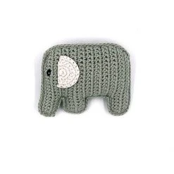 Pebble Organic Elephant Rattle Baby (0-24m)