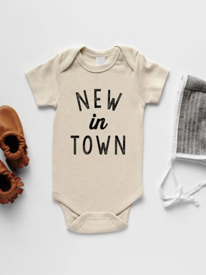 Glad Folk Baby (0-24m) New In Town Short Sleeve Bodysuit 3 Glad Folk Baby (0-24m) New In Town Short Sleeve Bodysuit