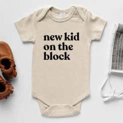 Glad Folk New Kid On The Block Short Sleeve Bodysuit
