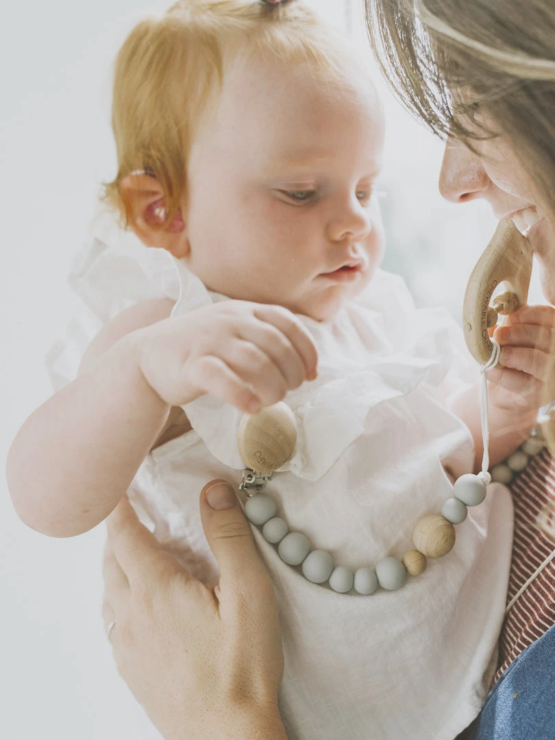 Chewable Charm Pacifier Clip 4 Chewable Charm Pacifier Clip