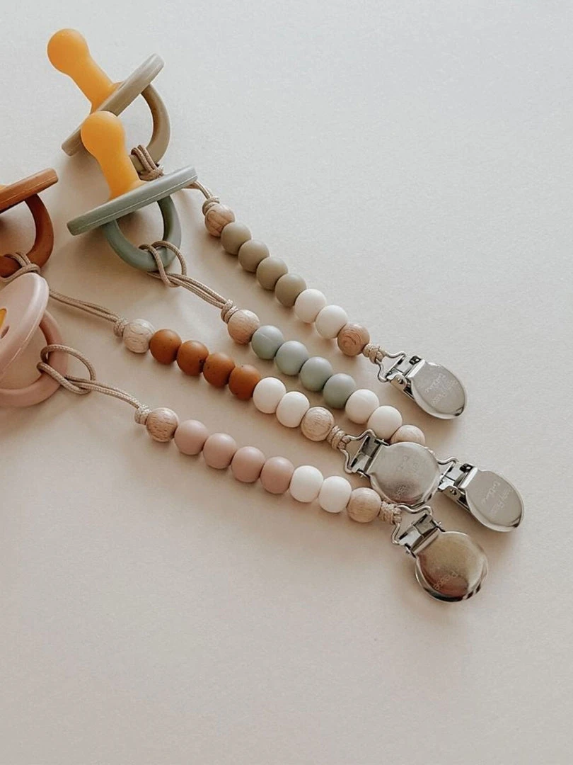 Pretty Please Teethers Petite Pacifier Clip Baby (0-24m) 3 Pretty Please Teethers Petite Pacifier Clip Baby (0-24m)