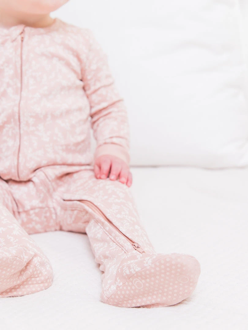 Colored Organics Baby (0-24m) Peyton Zipper Sleeper 6 Colored Organics Baby (0-24m) Peyton Zipper Sleeper