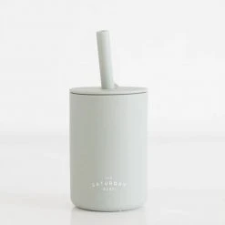 The Saturday Baby Silicone Straw Cup