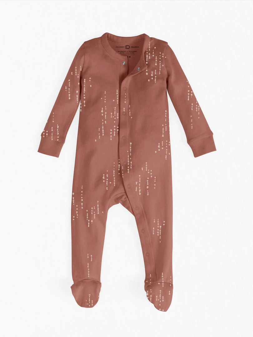 Colored Organics Baby (0-24m) Footed Sleeper 10 Colored Organics Baby (0-24m) Footed Sleeper