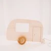Clover And Birch Baby (0-24m) Wooden Camper Pull Behind Toy 2 Clover And Birch Baby (0-24m) Wooden Camper Pull Behind Toy