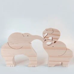Kaspi Land Baby (0-24m) Elephants Puzzle