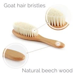 Natemia Wooden Hair Brush Set Baby (0-24m) 9 Natemia Wooden Hair Brush Set Baby (0-24m)
