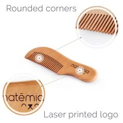 Natemia Wooden Hair Brush Set Baby (0-24m) 10 Natemia Wooden Hair Brush Set Baby (0-24m)