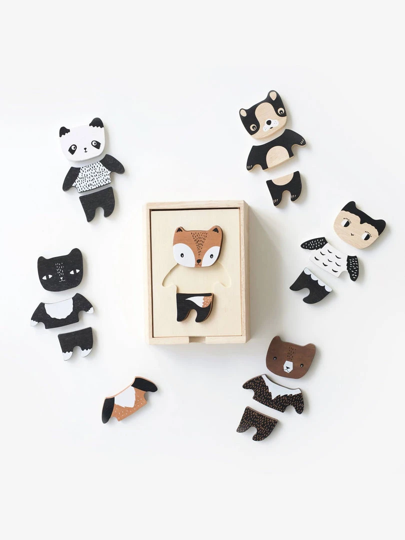 Wee Gallery Baby (0-24m) Mix + Match Animal Tiles 3 Wee Gallery Baby (0-24m) Mix + Match Animal Tiles