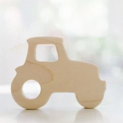 Bannor Toys Baby (0-24m) Wooden Tractor Grasping Toy