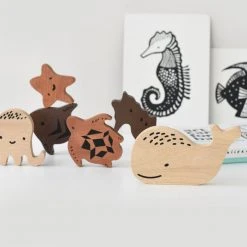 Wee Gallery Ocean Animals Wooden Tray Puzzle Baby (0-24m) 8 Wee Gallery Ocean Animals Wooden Tray Puzzle Baby (0-24m)