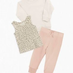 Colored Organics Cheetah 3-Piece Outfit Set Baby (0-24m)