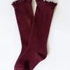 Little Stocking Co Lace Top Knee High Socks 1 Little Stocking Co Lace Top Knee High Socks