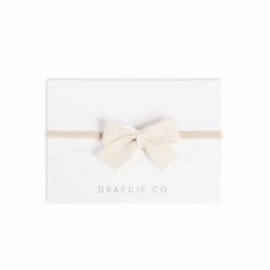 Graecie Co Faux Leather Baby Bow